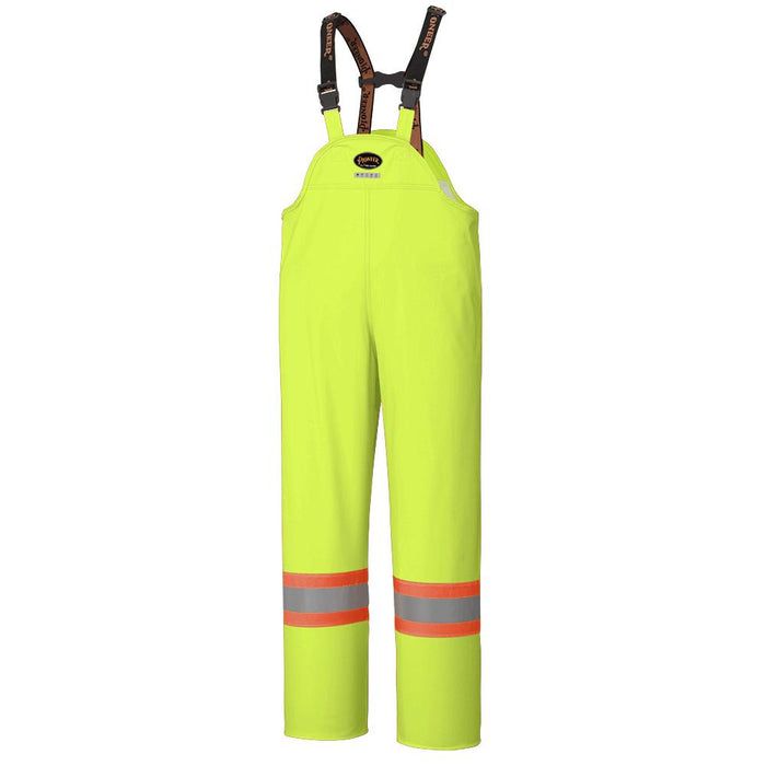 Pioneer Hi-Viz Flame Resistant PU Stretch Waterproof Bib Pants