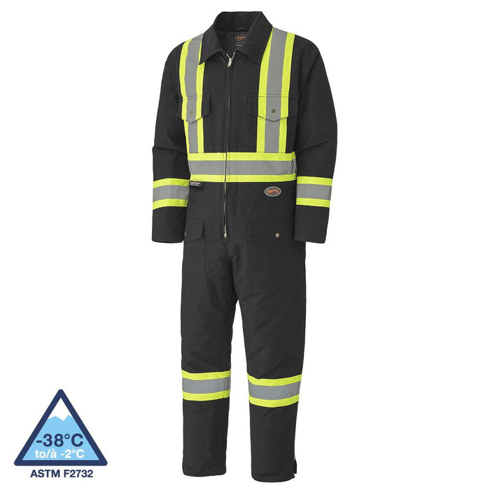 Pioneer Black Quilted Cotton Duck Coverall