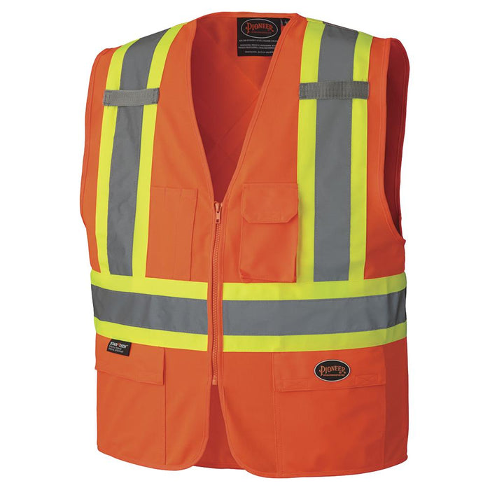 Pioneer Hi-Viz Zipper Safety Vest 156