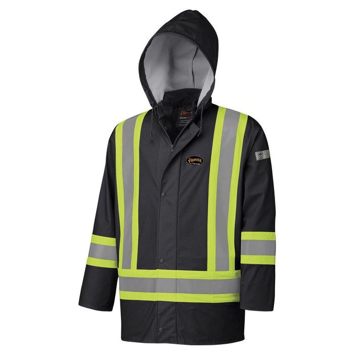 PIONEER HI-VIZ FLAME RESISTANT PU STRETCH WATERPROOF JACKET