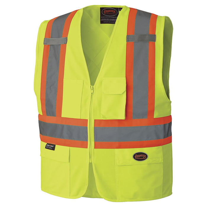 Pioneer Hi-Viz Zipper Safety Vest 159